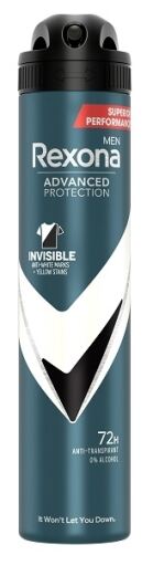 Rexona Advanced Protection Deodorant Spray Invisible Black & White 200 ml