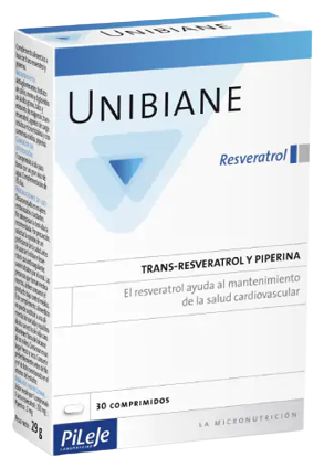 Pileje Unibiane Resveratrol 30 Kapseln