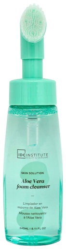 Idc Institute Aloe Vera Reinigungsschaum mit Exfobrush 240 ml