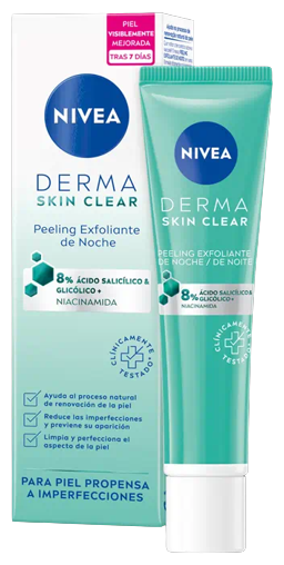 Nivea Derma Skin Clear Peeling Nacht-Gesichtspeeling 40 ml