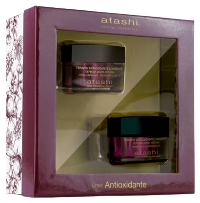 Atashi Antioxidans Day Ritual Box SPF 15 50 ml + Anti-Aging-Creme 50 ml