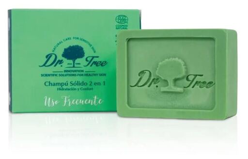 Dr. Tree 2-in-1-Festshampoo f&uuml;r die h&auml;ufige Anwendung, 75 g