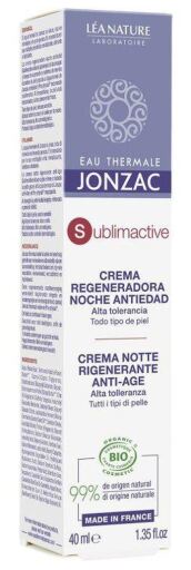 Eau Thermale Jonzac Sublimactive Regenerierende Anti-Aging-Nachtcreme 40 ml