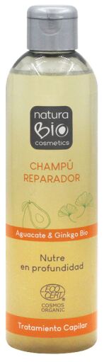 NaturaBIO Cosmetics Avocado & Ginkgo Bio-Reparaturshampoo 250 ml