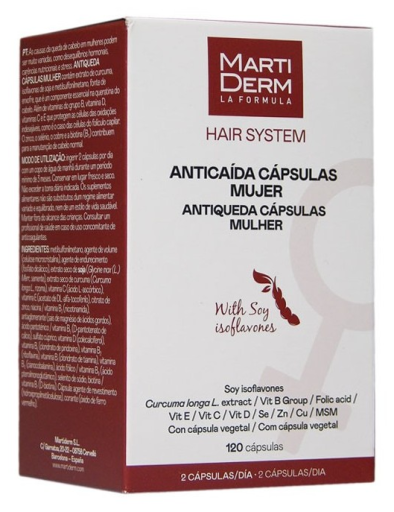 Martiderm Hair System Anti-Haarausfall f&uuml;r Frauen 120 Kapseln