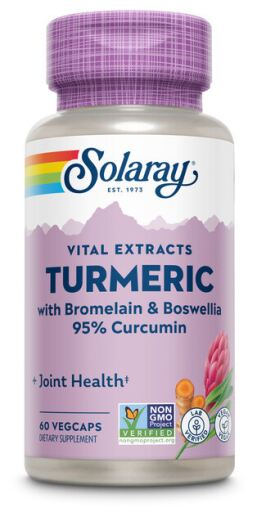 Solaray Kurkuma Kurkuma-Wurzelextrakt 60 Kapseln