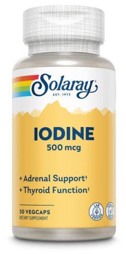 Solaray Jod 500 mcg 30 Kapseln
