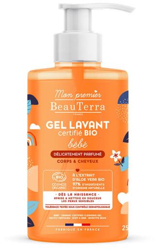 BeauTerra Bio Baby Duschgel mit Parf&uuml;m 750 ml