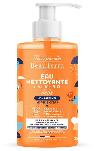 BeauTerra Bio Baby Reinigungswasser ohne Parf&uuml;m 750 ml