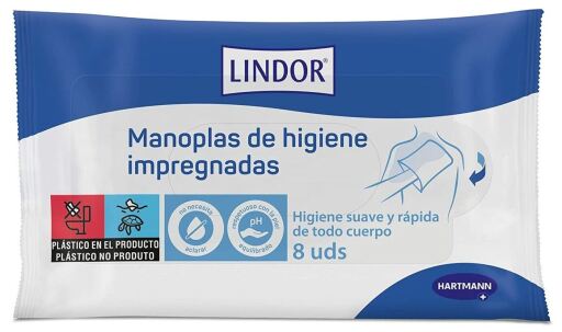 Lindor Impr&auml;gnierte Hygienehandschuhe 8 Einheiten