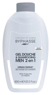 Byphasse Urban Swing Duschgel M&auml;nner 2 in 1 600 ml