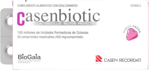 Casen Recordati Casenbiotic Erdbeere 30 Tabletten