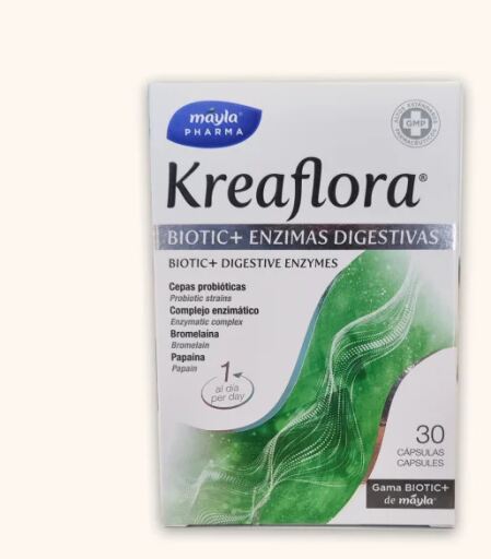 Mayla Pharma Kreaflora Biotic+ Verdauungsenzyme 30 Kapseln
