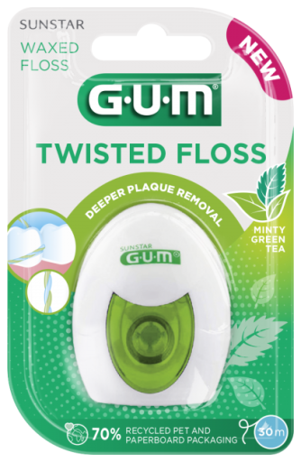 Gum Twisted Floss 350 Zahnseide