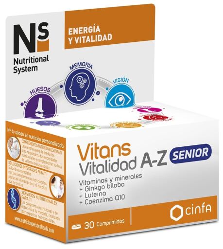 Ns Nutritional System Ns Vitans Vitality AZ Senior 30 Kapseln