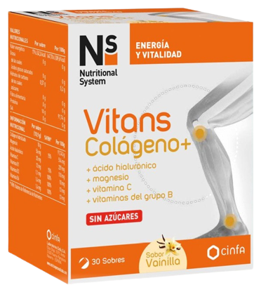 Ns Nutritional System NS Vitans Collagen+ Vanille 30 Beutel