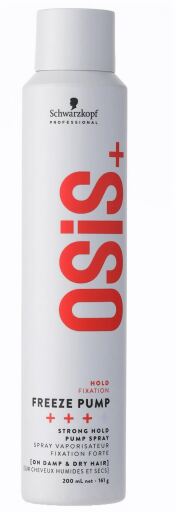 Schwarzkopf Professional OSiS+ Freeze Pump Pumpspray f&uuml;r starken Halt, 200 ml
