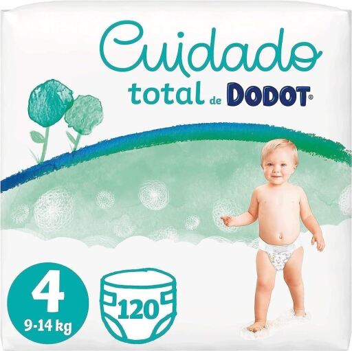 Total Care Windeln Gr&ouml;&szlig;e 4 von 9 bis 14 kg 120 Einheiten