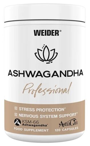 Weider Ashwagandha Professional 120 pflanzliche Kapseln
