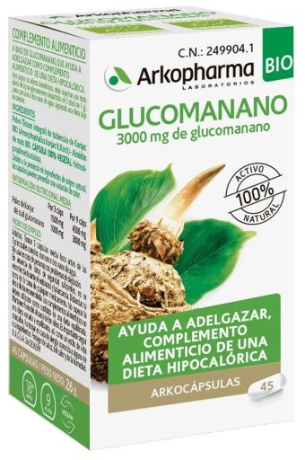 Arkopharma Arkocapsules Bio Glucomannan 45 Kapseln
