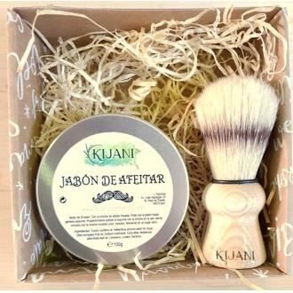 Kijani Rasierseife+Pinsel-Set