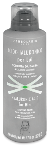 L'Erbolario Hyalurons&auml;ure Herren Rasierschaum 200 ml