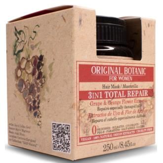 Original Botanic Total Repair Women 3 In 1 Besch&auml;digte Maske 250 gr