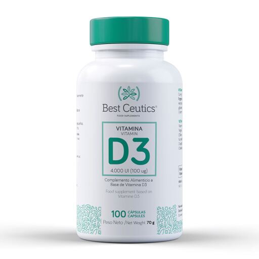 Best Ceutics Vitamin D3 4000 IE 100 Kapseln