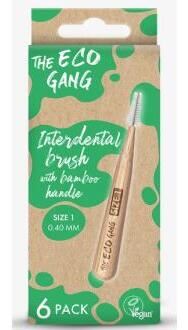 The Eco Gang Bambus-Interdentalb&uuml;rste Nr. 1 0,4 mm 6 Einheiten