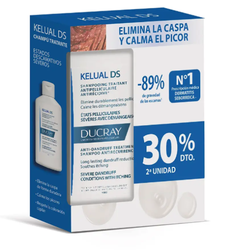 Ducray Kelual Ds Duo Anti-Schuppen-Behandlungsshampoo 2 x 100 ml