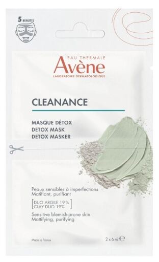 Av&egrave;ne Cleanance Detox Maske 2 x 6 ml