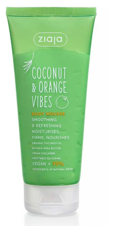 Coconut &amp; Orange Vibes Weichmachendes und erfrischendes K&ouml;rpermousse 200 ml