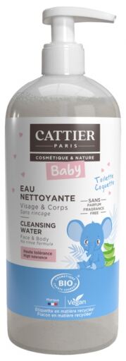 Cattier Baby-Reinigungswasser 500 ml