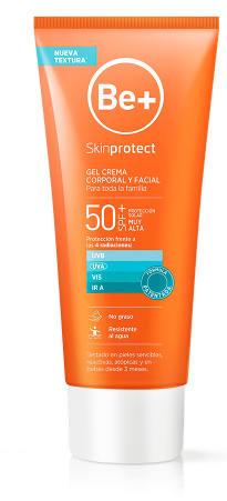 Be+ Skinprotect K&ouml;rper- und Gesichtscremegel LSF 50+ 200 ml