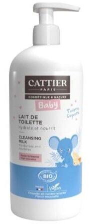 Cattier Baby-Feuchtigkeitsmilch reinigt Gesicht und K&ouml;rper 500 ml