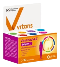 Ns Nutritional System Vitans Vitality AZ Frau 30 Tabletten