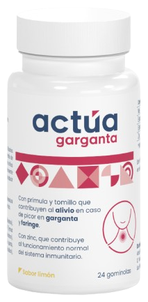 Actua Throat 24 Zitronengummis