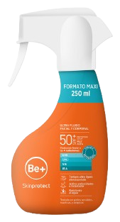 Be+ Skinprotect Ultra Fluid Gesichts- und K&ouml;rperspray LSF 50+ 250 ml