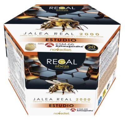 Novadiet Regal Bee Study Gel&eacute;e Royale 2000, 20 Ampullen