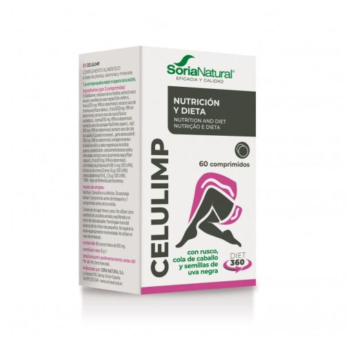 Soria Natural Celulimp 60 Tabletten