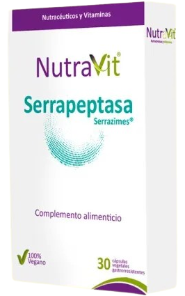 Nutravit Nutrapeptase Serrazim-Kapseln