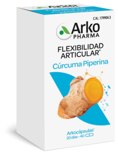 Arkopharma Arkoc&aacute;psulas Kurkuma Gelenkflexibilit&auml;t 40 Kapseln