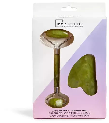 Idc Institute Jade Gua Sha & Jade Roller 2 St&uuml;ck
