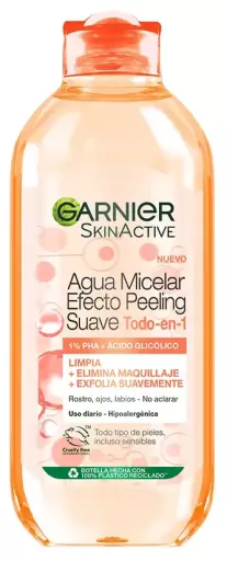 Garnier Skin Active Mizellenwasser &ndash; Sanftes Peeling &ndash; Alles in einem &ndash; 400 ml