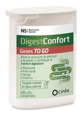Ns Nutritional System Digestconfort Gases To Go 60 Tabletten