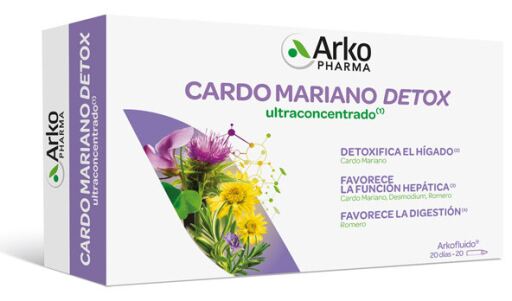 Arkopharma Arkofluido Mariendistel Detox 20 Ampullen x 15 ml