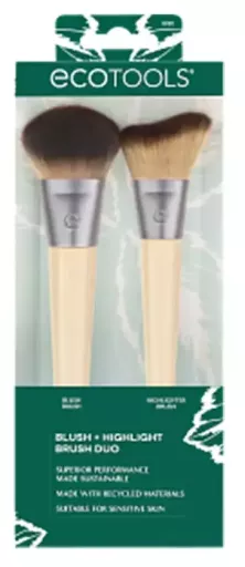 EcoTools Rouge- und Highlighter-Pinsel-Duo, 2-teilig
