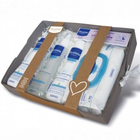 Mustela Grauer Korb, 4er-Pack