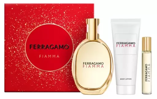 Salvatore Ferragamo Fiamma 3-teiliges Etui